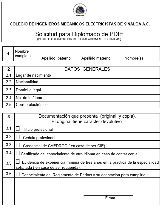 Convocatoria Peritos 2026